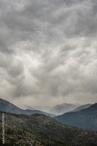Churning Storm Over Kings Canyon