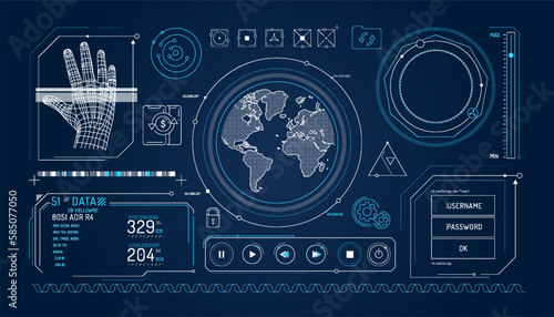 Set of infographic elements about global transactions and e-commerce security.