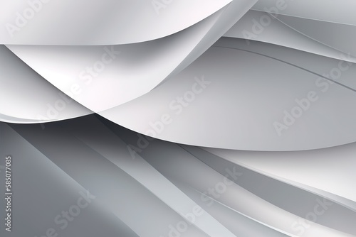Grey white abstract background paper shine and layer element vector for presentation design. Suit for business, corporate, institution, party, festive, seminar, colorful, cenmatic and talks