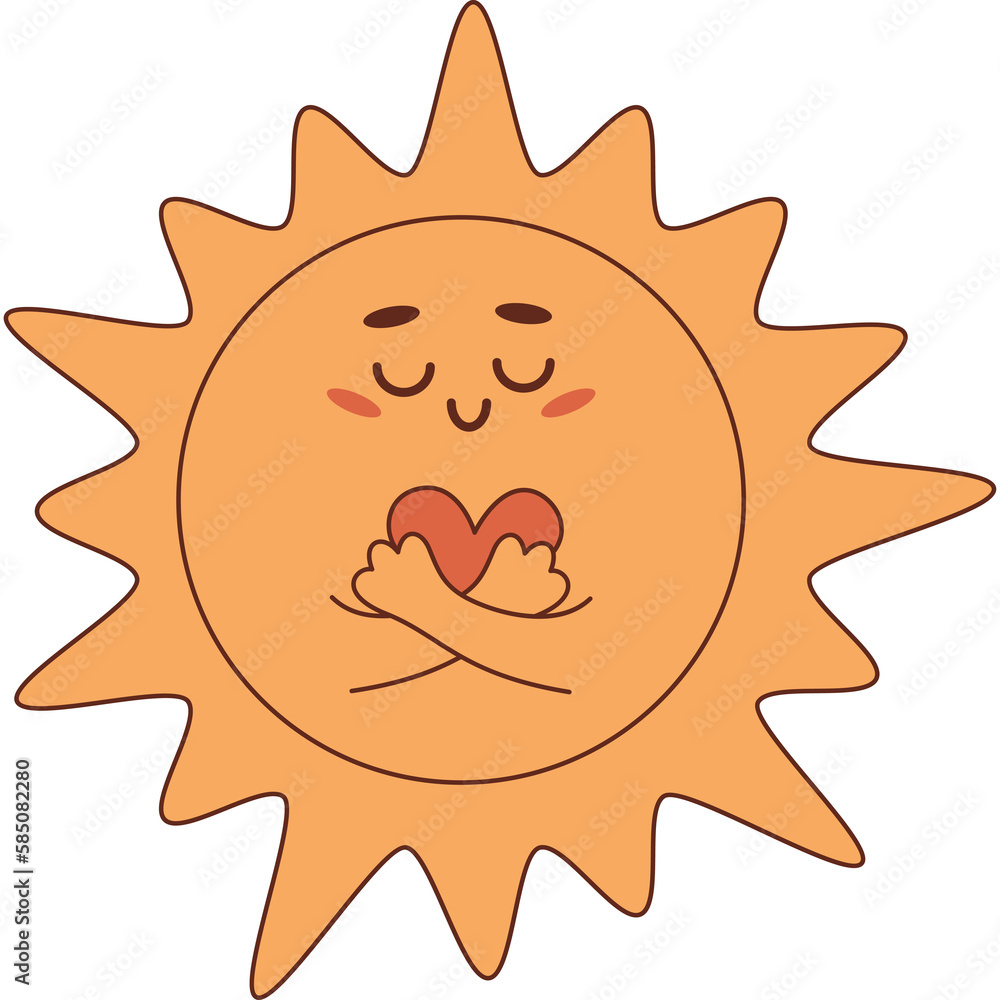 cute sun cartoon character cute sun cartoon character