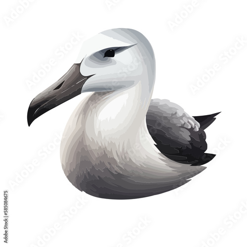 Fotografie albatross head vector