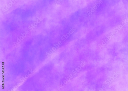 ストロークの見える青紫の水彩風背景素材