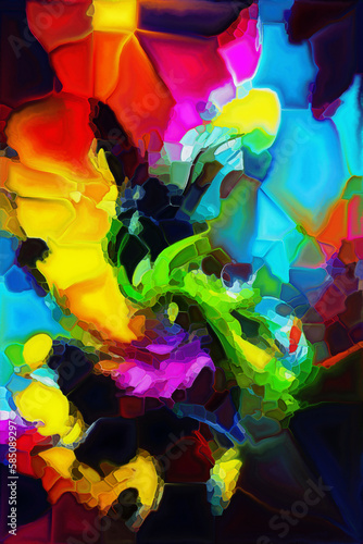 Toward Digital Colored Canvas