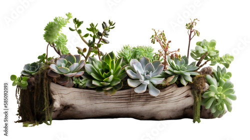 Succulent cacti flower arrangement