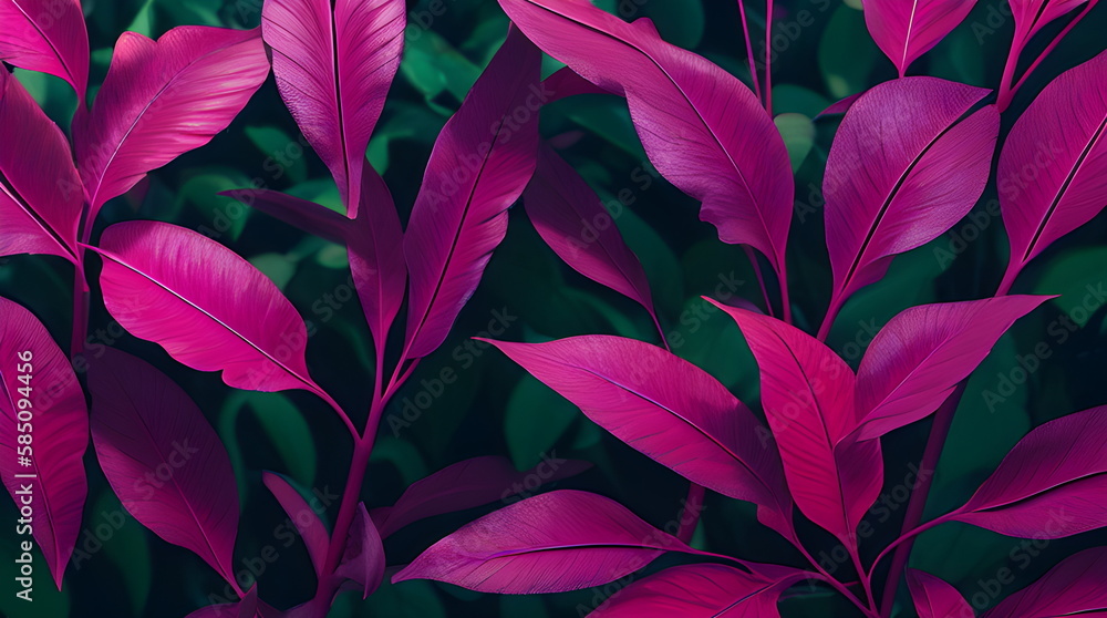 Leaves Foliage Background Botanical Flowers with copy space A Dreamy and Mystic Tropic Leaves Imagery on a Lush Background Generated by AI Leaves Foliage Background Botanical Flowers with copy space A Dreamy and Mystic Tropic Leaves Imagery on a Lush Background Generated by AI