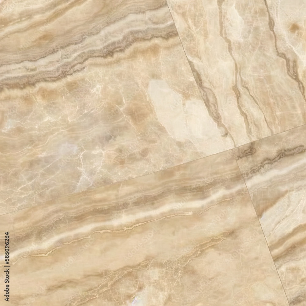 Travertine Texture Background, Beige Marble Surface, Natural Travertine Stone Pattern, Generative AI Illustration