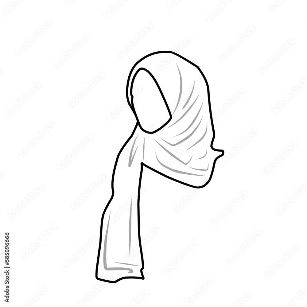 Muslim woman with hijab Muslim woman with hijab