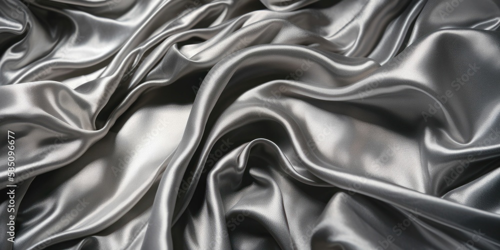 Silver silky material texture Silver silky material texture
