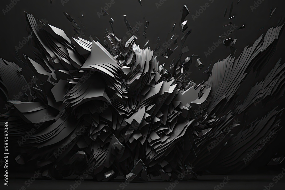 Dark Abstract Background - Absgtract Dark Backdrops Series - Abstract