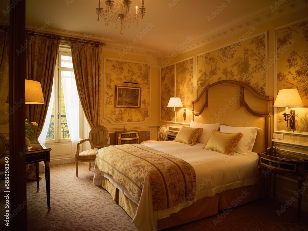 vintage victorian french inspired room bedroom, idea inspirational ...