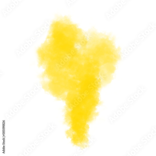 Yellow smoke bomb