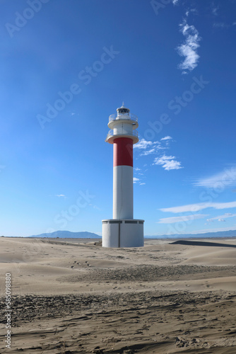 Lighthouse . Faro del Fangar . Delta del Ebro 