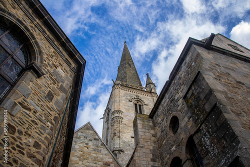 roof of Saint-Vincent Cathedral in Saint-Malo