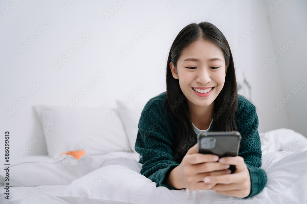 woman using smartphone play social. woman using smartphone play social.