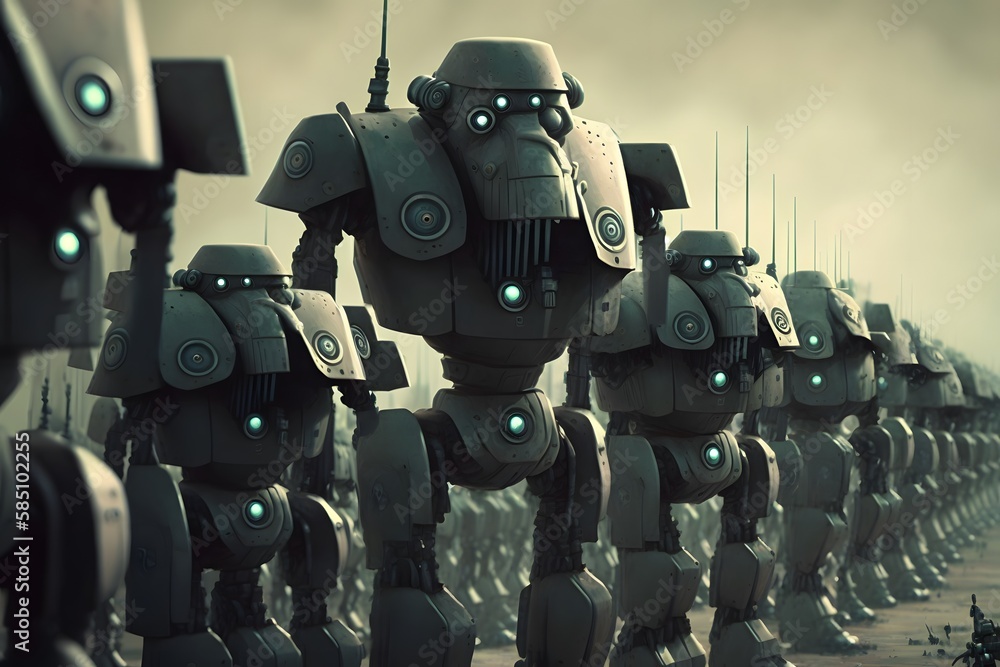 robots created using AI Generative Technology robots created using AI Generative Technology