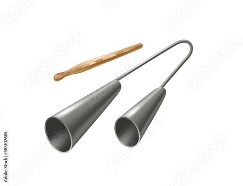 Agogo Realistic Illustration