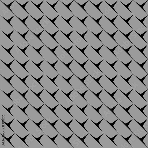 Abstract diagonal bricks seamless pattern. Vector illustration