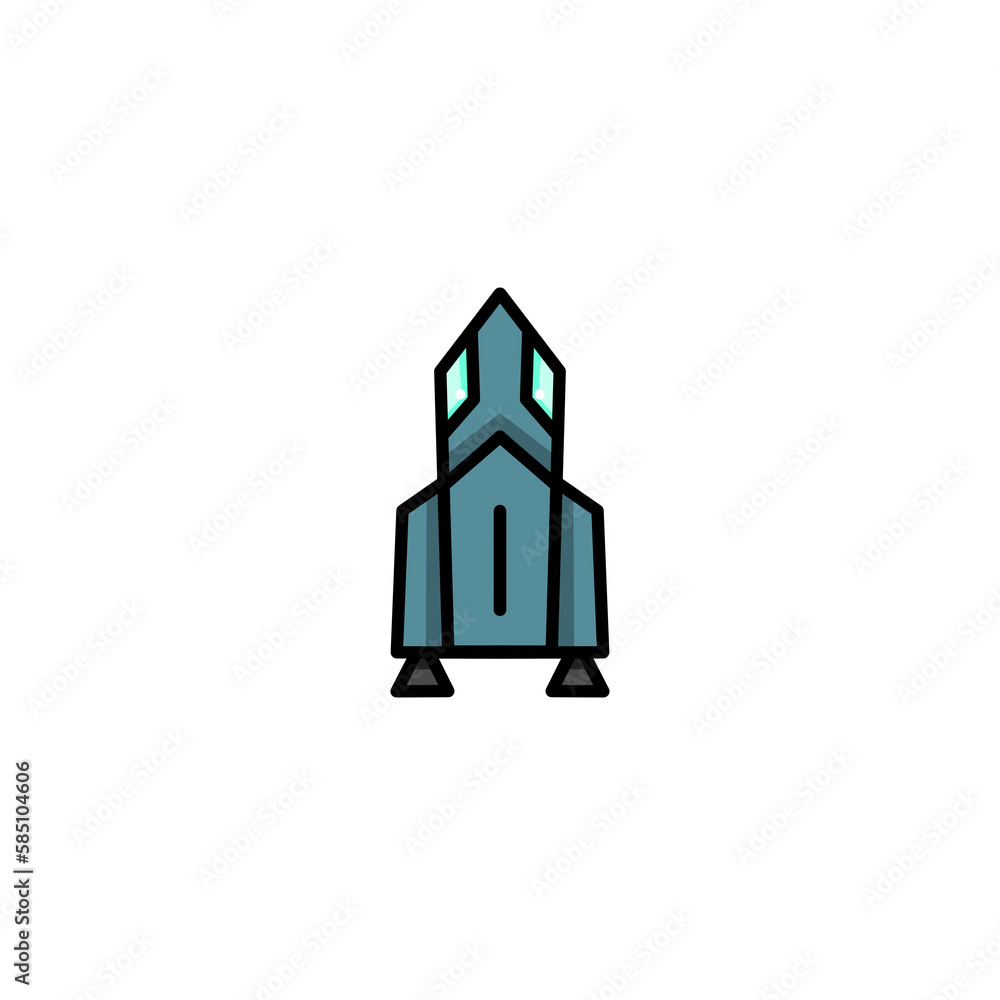 spaceship icon, a simple spaceship design with an elegant concept spaceship icon, a simple spaceship design with an elegant concept