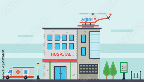 Hospital, medical center, medical clinic, ambulance, emergency, medical facility, infirmary