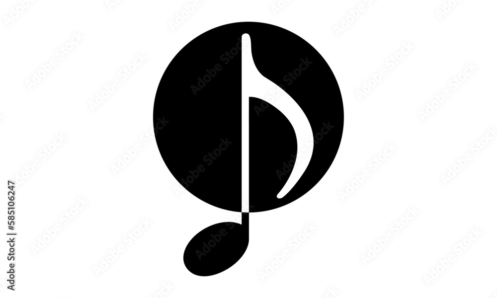 music note icon vector illustration design music note icon vector illustration design