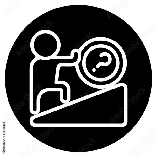 difficulties glyph icon
