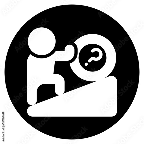 difficulties glyph icon