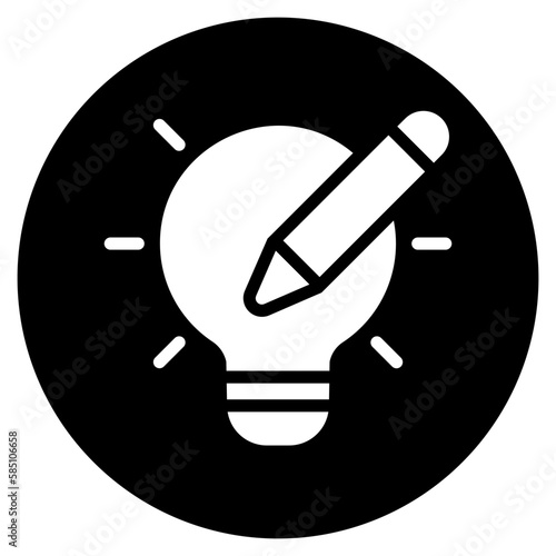 idea glyph icon