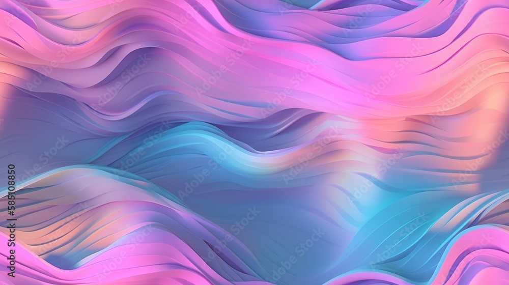abstract colorful background with waves, paper art style, pastel colors soft, highlight calming ocean like view, gradient seamless generative ai abstract colorful background with waves, paper art style, pastel colors soft, highlight calming ocean like view, gradient seamless generative ai