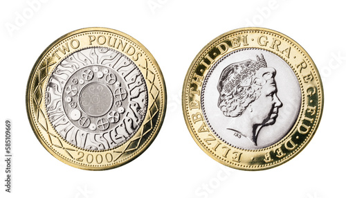 Fotografia Two pounds Great Britain