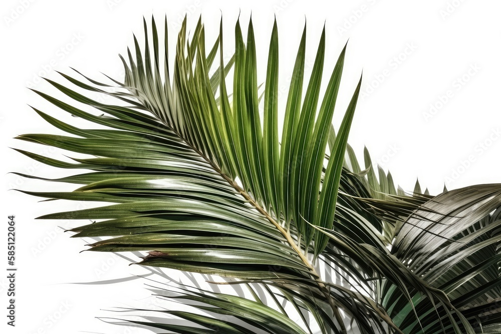 Obraz premium palm tree isolated on white