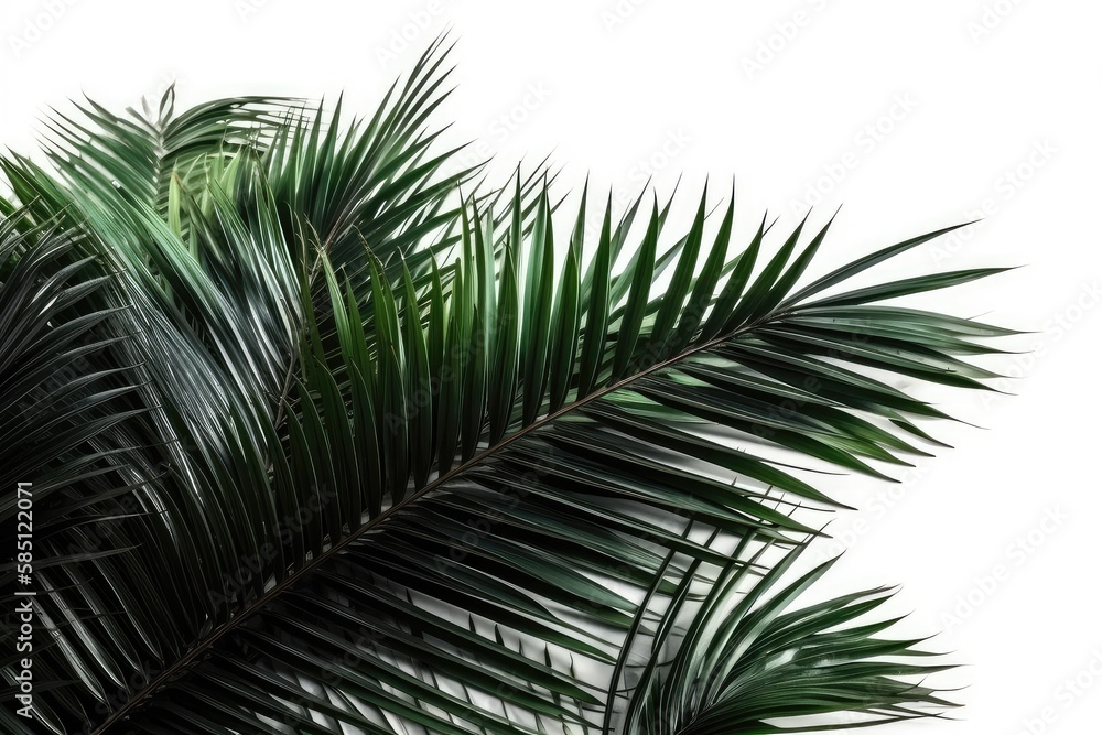Obraz premium palm tree leaves