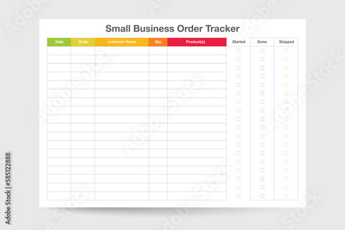 Small Business Order Tracker Sheet,Customer Order Tracker,Business Organiser Planner,Order Form,Printable Order from,Home Order Tracker,Business Oder Log,Order Tracker From