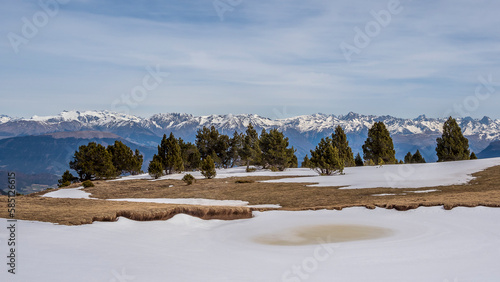View of the South Vercors highlands, Combeau valley