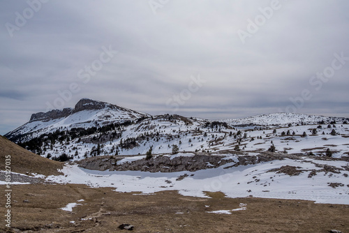 View of the South Vercors highlands, Combeau valley