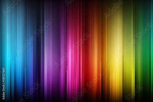 Abstract background with simple rainbow gradient. Created with Generative AI.