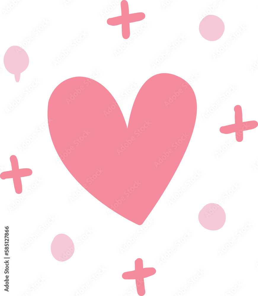 Heart Cute Cartoon Sticker