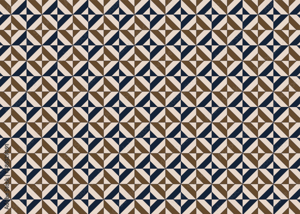 Fototapeta premium 【タイルデザインシリーズ】壁や床のパターングラフィック