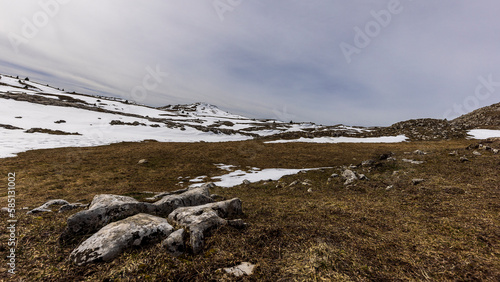 View of the South Vercors highlands, Combeau valley