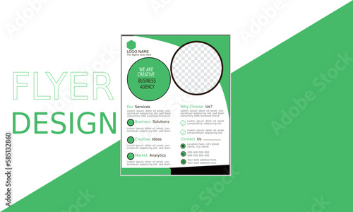 Design Layout template for Corporate Business. This Flyer help to grow up your Business. Corporate business flyer template design with Olive color.