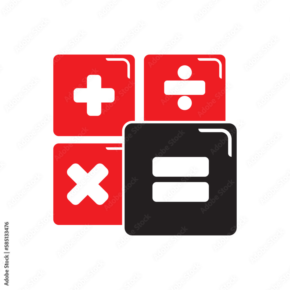 Calcuolator logo icon,illustration design template Calcuolator logo icon,illustration design template