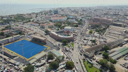 Theodosia Okoh Hockey Stadium and surroundings in Accra Ghana photo