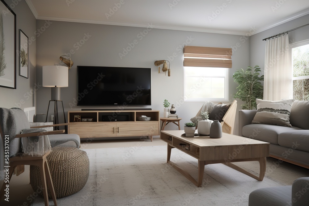 Family Room: Capture a set of images that showcase a cozy, family - friendly family room. Generative AI Family Room: Capture a set of images that showcase a cozy, family - friendly family room. Generative AI