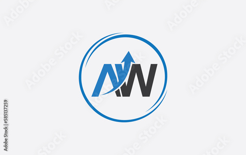 Free Download Financial logo symbol and Growth arrow icon design monogram for business  - GFXLoad