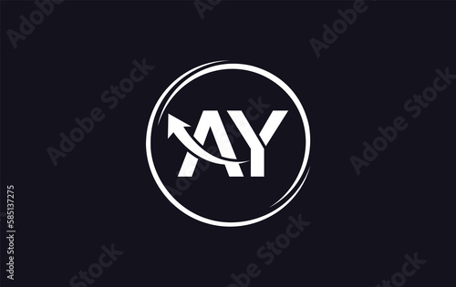 Free Download Financial logo symbol and Growth arrow icon design monogram for business  - GFXLoad