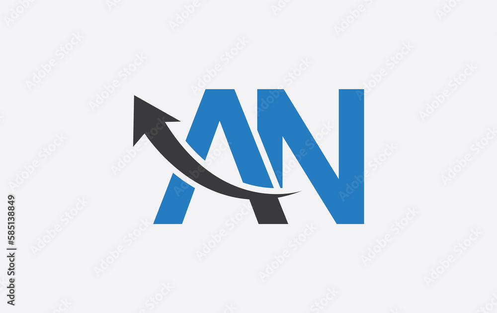 Financial logo symbol and Growth arrow icon design monogram for business Financial logo symbol and Growth arrow icon design monogram for business