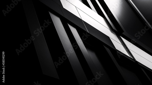 black and white vector design illustration background generative ai