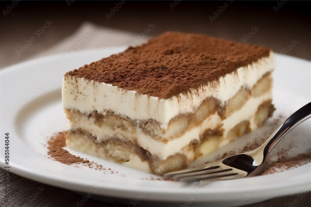 italian dessert tiramisu, ai generated, Generative AI italian dessert tiramisu, ai generated, Generative AI