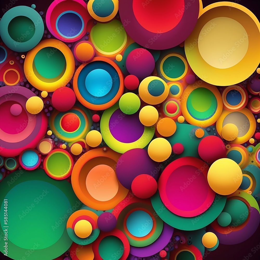 Abstract Background with Circles Abstract Background with Circles