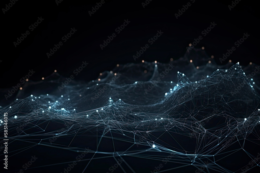 Abstract technology big data background concept. Artificial intelligence tech. Big data and cybersecurity. Transfer and storage of data sets, blockchain, server. Colorful background Abstract technology big data background concept. Artificial intelligence tech. Big data and cybersecurity. Transfer and storage of data sets, blockchain, server. Colorful background