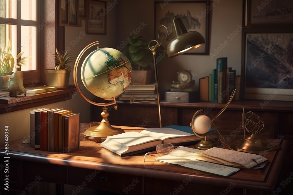 Study: Create a set of images that showcase a productive, focused study. Generative AI Study: Create a set of images that showcase a productive, focused study. Generative AI